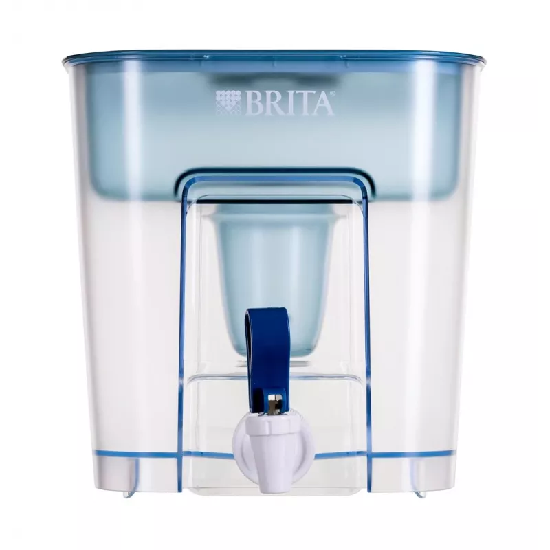 BRITA Flow 1052805 dispensador con filtro de agua con cartucho MAXTRA PRO Pure Performance, 8,2 l (5,2 l filtrados), azul