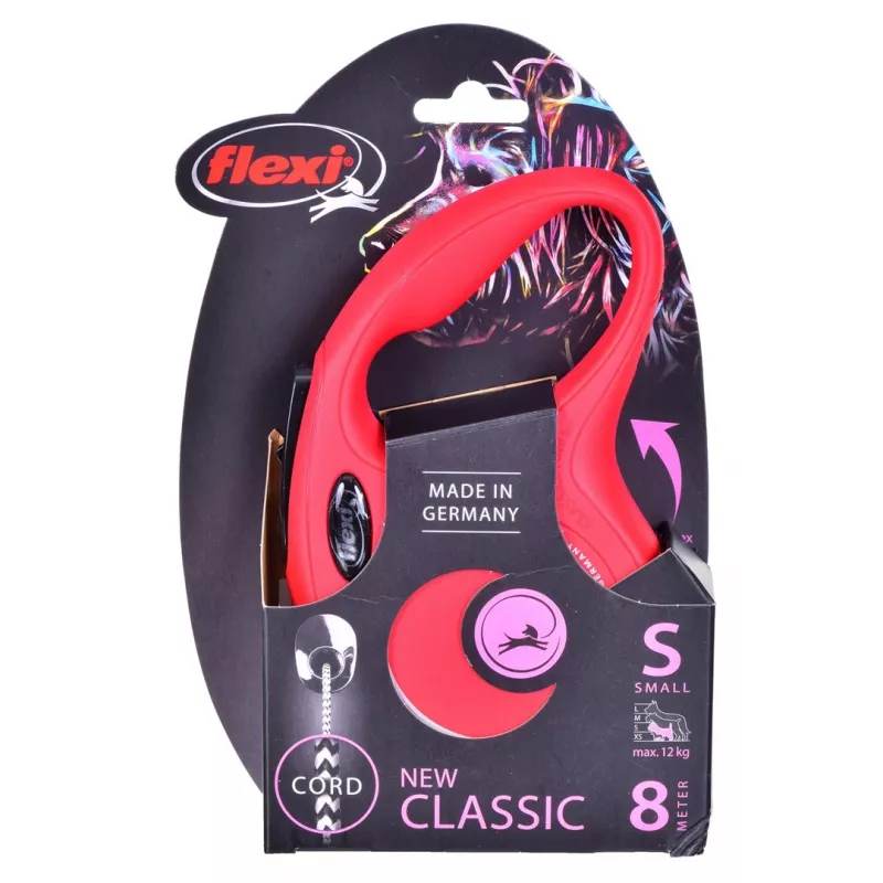 Correa retráctil para perros Flexi new Classic S 8 m