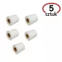 Etiquetas térmicas BESTPAK 32×25 mm, adhesivo HotMelt — 5 rollos de 1.000 (5.000 en total), blanco