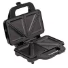 Sandwichera Adler AD 3043, 1300 W, placas antiadherentes, 2 sándwiches, superficie de cocción 285 × 152 mm, negra