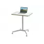 Tablero de mesa de ordenador Leitz 65360001 cuadrado aluminio blanco 600x800x750mm