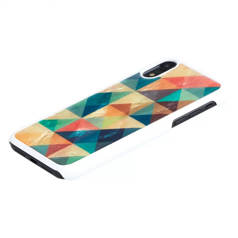 iKins Mosaic funda blanca para iPhone XR, K1713H