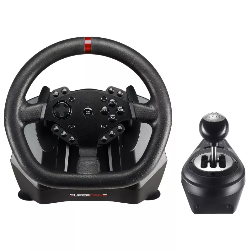 Volante de carreras No name Subsonic Superdrive GS 950-X — compatible con PC, PS4, Xbox One, Xbox Series X/S