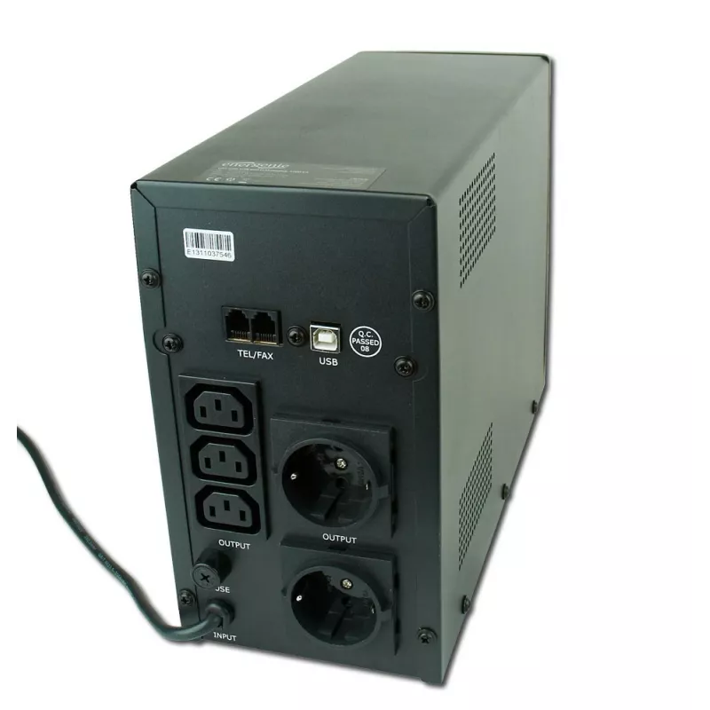 Gembird EG-UPS-033 SAI (sistema de alimentación ininterrumpida) Line-Interactive 1200 VA 720 W 3 salidas AC