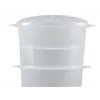 Vaporera Beper BC.250 3 cestas encimera 800 W acero inoxidable