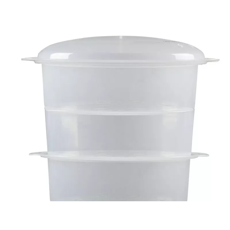 Vaporera Beper BC.250 3 cestas encimera 800 W acero inoxidable