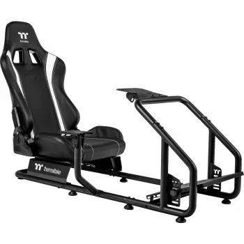 GR300 Racing Simulator Cockpit, Sim Rig (negro)