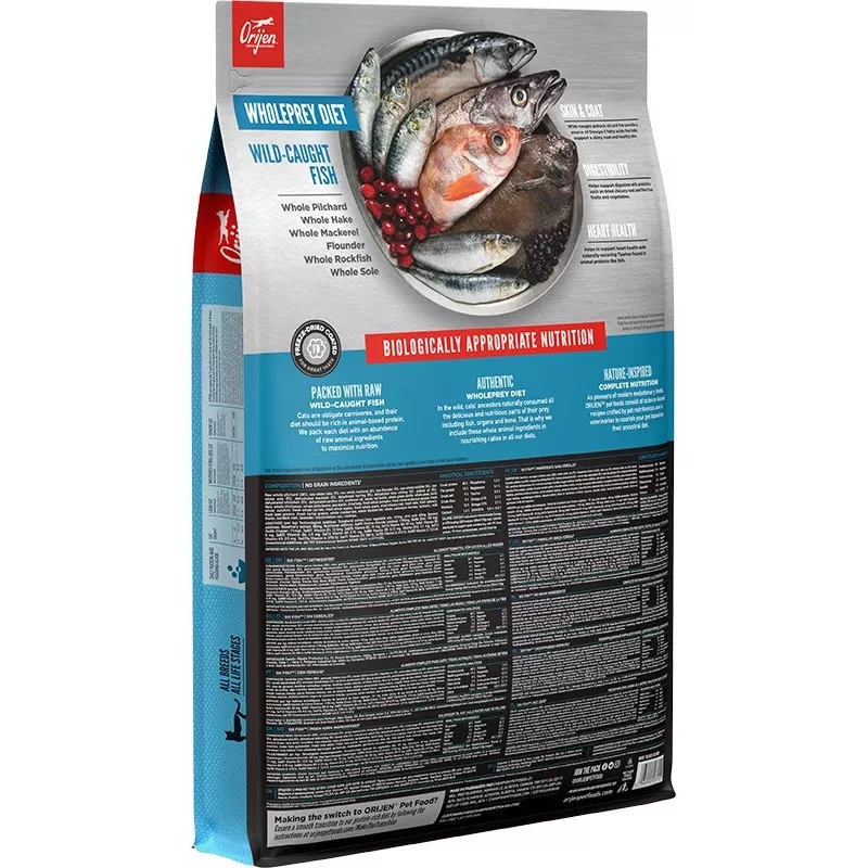 ORIJEN Six Fish Cat - Comida seca para gatos - 5,4kg