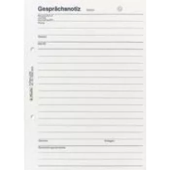 Bloc de notas HERLITZ A5, 50 hojas, perforado, 3 uds.