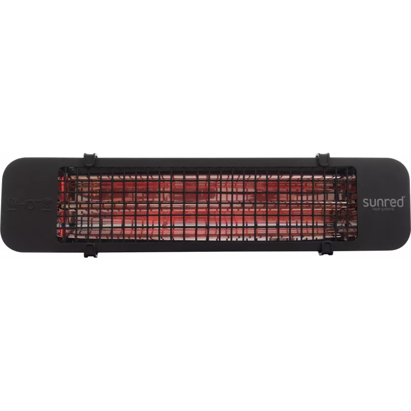SUNRED | Calefactor | RD-DARK-VIN25H, Dark Vintage Hanging | Infrarrojos | 2500 W | Negro | IP44