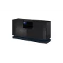 Cómoda QIU 2D1K 150x41.5x75 negro brillante/negro brillante