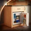 Adler Frigorífico | AD 8096 | Clase de eficiencia energética E | Libre instalación | Frigorífico de espacio completo | Altura 51 cm | Capacidad neta del compartimento de refrigeración 45 L | 39 dB | Blanco