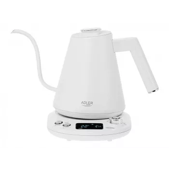 Hervidor metálico Adler AD 1349w 1,0 L pico largo, hervidor de cocina