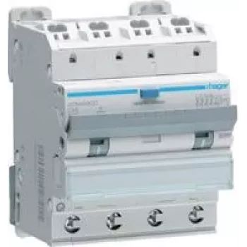 HAGER ADM466QC interruptor diferencial 4P 6kA C-16A 30mA Type-A QC/QB (ADM466QC)