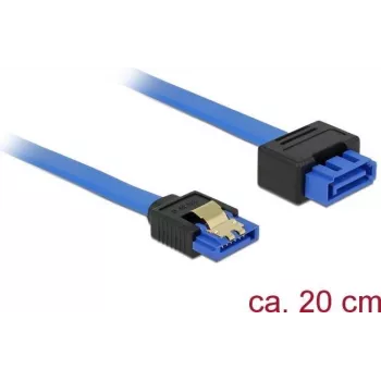 Cable SATA DeLOCK 84971 0,2 m SATA 7-pin SATA 22-pin + Molex 4-pin negro azul