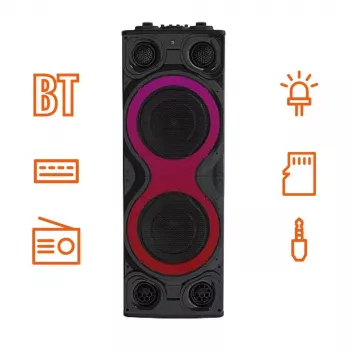 Altavoz portátil Manta SPK1204X800D Minos Pro, negro
