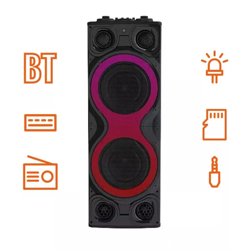 Altavoz portátil Manta SPK1204X800D Minos Pro, negro