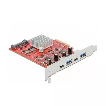 Tarjeta de expansión DeLOCK PCI Express x4 a USB 10 Gbit/s 2x Type-A 2x Type-C