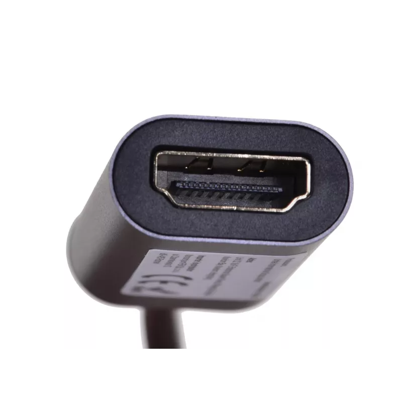 Adaptador de vídeo UNITEK V1420A 0,15 m USB Type-C HDMI gris