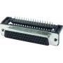 Conector de cable Harting 09 66 512 6601 negro plata acero aleación de cobre