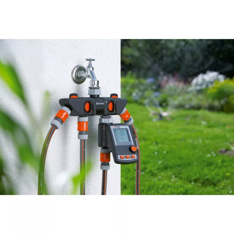 Distribuidor de agua de 4 vías Gardena 8194-20