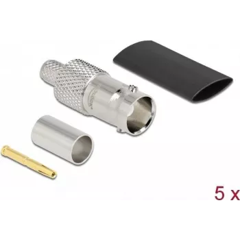 Conector hembra BNC para crimpar RG-59 DeLOCK 90028