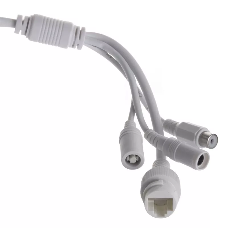 Cámara IP Maclean IPC WiFi 5MPx exterior, con sirena, CMOS 1/2.5, H.264/H.264+/H.265/H.265+/JPEG/AVI, Onvif, MCTV-516