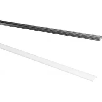 EUROLITE Cubierta para perfil en U 20 mm, lechosa, 2 m