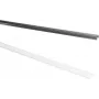 Perfil en U de aluminio EUROLITE 20 mm lechoso, 51210866, 2 m