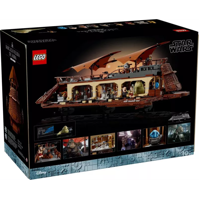 LEGO Star Wars Set Jabba's Barge 75397 – 3943 piezas, 11 minifiguras, edad 18+