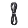 Cable CableMod C-Series Pro ModMesh 12V-2x6, conector de 90°, para fuentes Corsair Type 5 RMx Shift - carbono, 65 cm