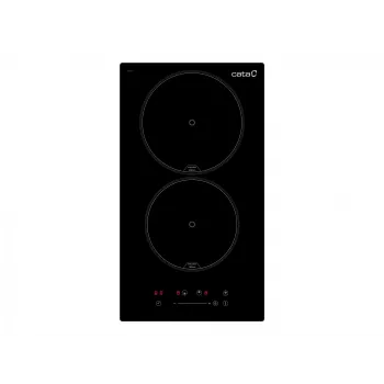 CATA | Placa de cocina | ISB 3102 BK | Inducción | Número de quemadores/zonas de cocción 2 | Slider | Temporizador | Negro