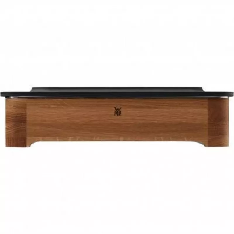 WMF Fusiontec Fuente rectangular para horno de cerámica, acero, madera