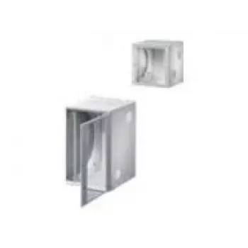 Rittal FlatBox - Carcasa - apta para montaje en pared - RAL 7035 - 6U - 48.3 cm (19 pulgadas)