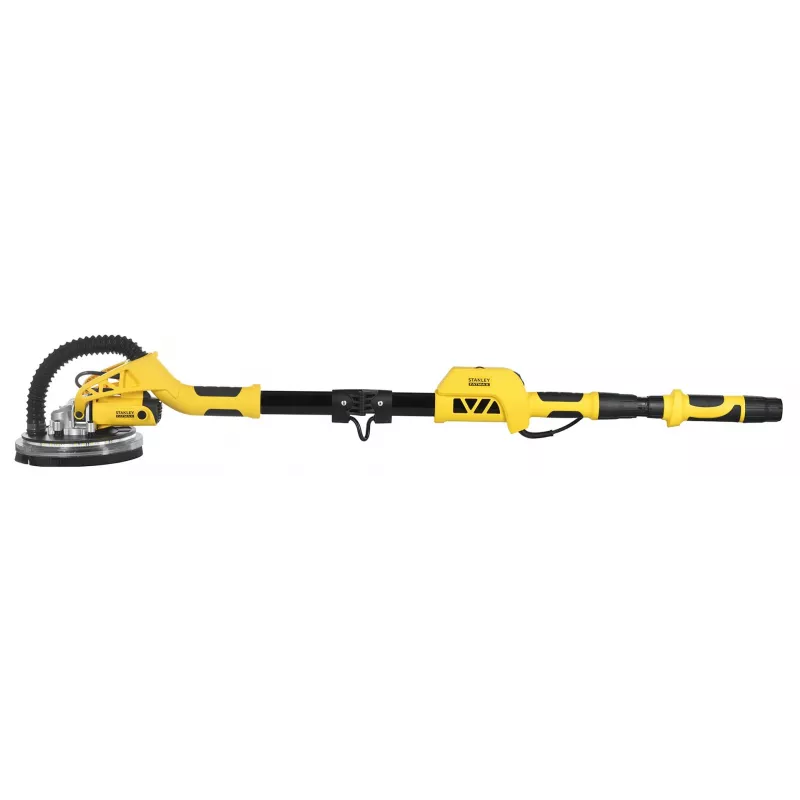 Lijadora de platos STANLEY SFMEE500S 750 W, velocidad ajustable, mango telescópico, empuñadura soft, negro/amarillo