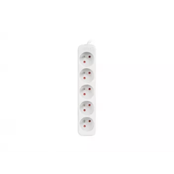 LANBERG PS0-05E-0150-W 1,5 m blanco 5 tomas 230V alargador Lanter de cobre macizo