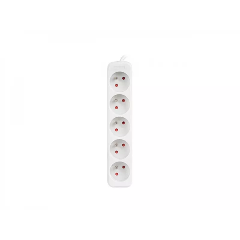 LANBERG PS0-05E-0150-W 1,5 m blanco 5 tomas 230V alargador Lanter de cobre macizo