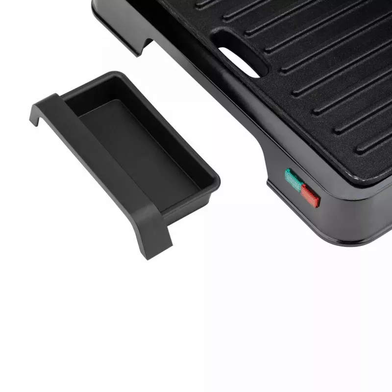 Parrilla eléctrica Jata JEGR1124 con revestimiento antiadherente y temperatura ajustable