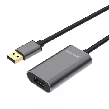 Cable USB UNITEK Y-271 5 m USB 2.0 gris