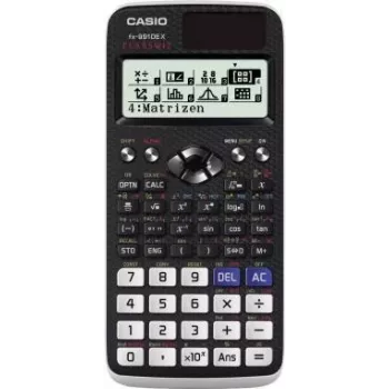 Casio FX-991DE X - sobremesa - calculadora científica - batería/solar - negra