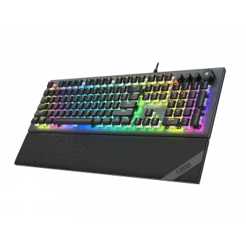 iBox Aurora K-5 Teclado USB QWERTY Plata