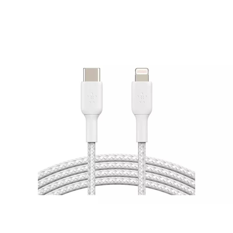 Cable Lightning Belkin CAA004BT2MWH 2 m blanco