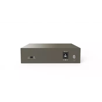 Switch de red TENDA TEG1105P-4-63W-EU, 5x Gigabit RJ-45, 4x PoE (57,8 W en total), 10 Gbit/s conmutación