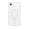Funda MagSafe transparente Crong para iPhone 16e – funda protectora transparente, compatible con MagSafe