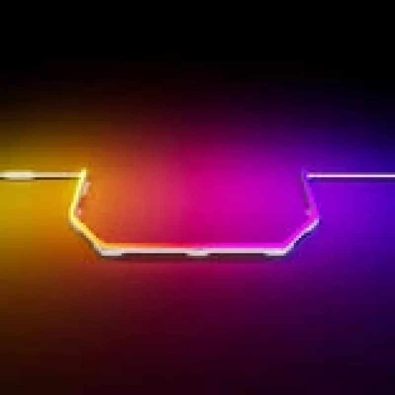 Tira LED HYTE Noodle LN60 ARGB blanca – tira LED RGB direccionable para iluminación de PC, 60 cm