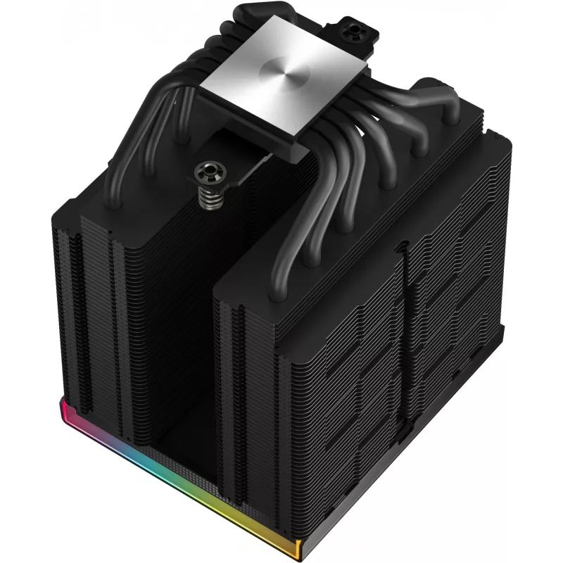 Ventilador de CPU DeepCool AK620 Digital PRO — ventilador de 120 mm, 1750 rpm, 25 dB, 12 V, compatible con LGA1700/AM5, negro