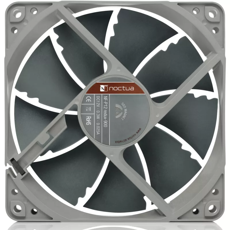 Noctua NF-P12 redux-900 ventilador de caja, 120 mm, gris