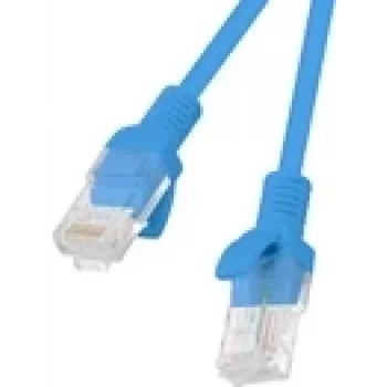 Cable de red Lanberg PCU6-10CC-0050-B RJ-45 Cat6 0,5 m Azul