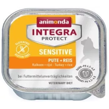 Comida húmeda para gatos animonda ANIMONDA Integra Protect Arroz y Pavo 100 g, adulto, fórmula para alergias