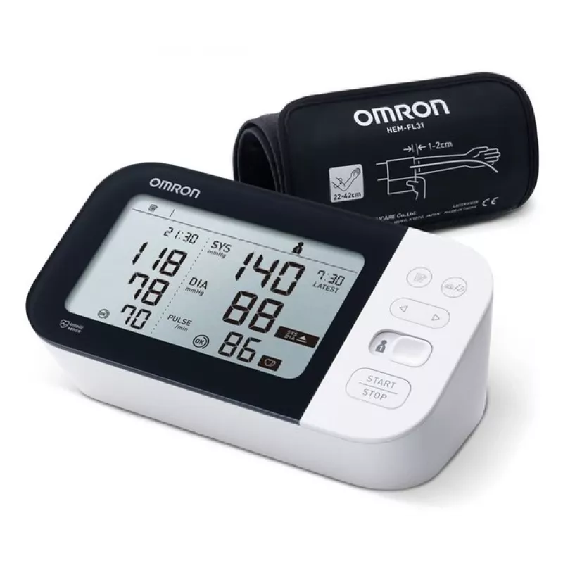 Omron M7 Intelli IT tensiómetro de brazo, automático, 2 usuarios